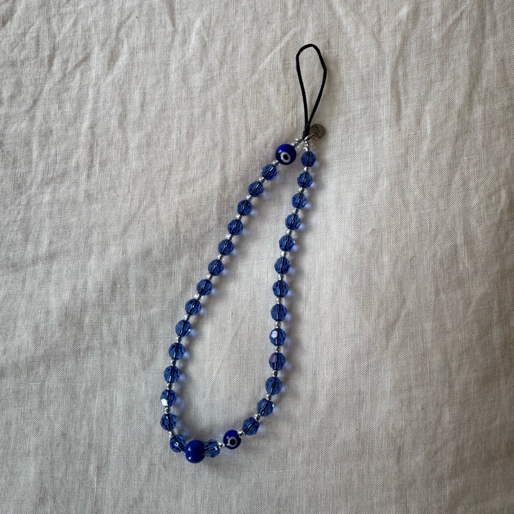 String Ting Evil Eye Phone Charm
